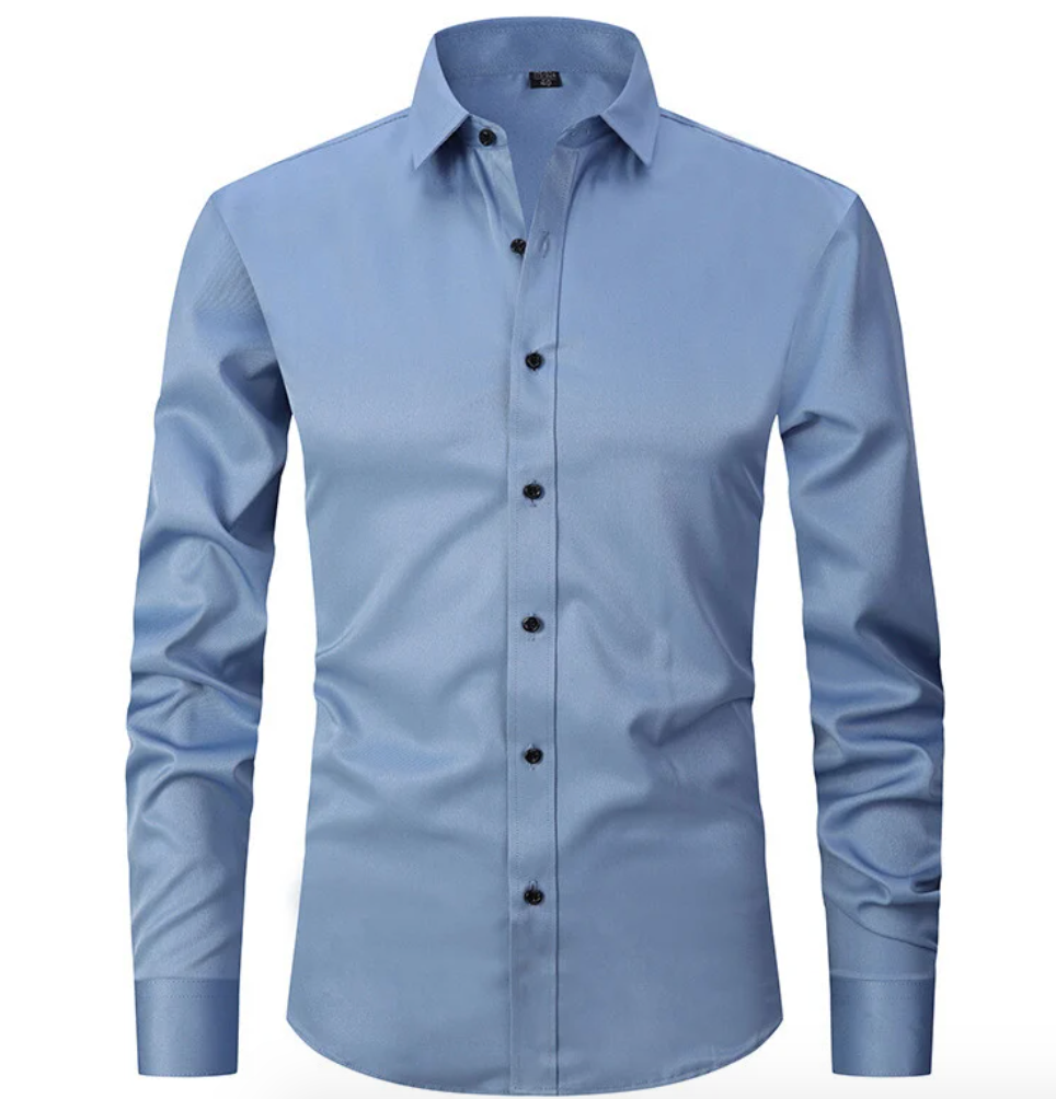Dennis | Men's Slim-Fit Long Sleeve Dress Shirt