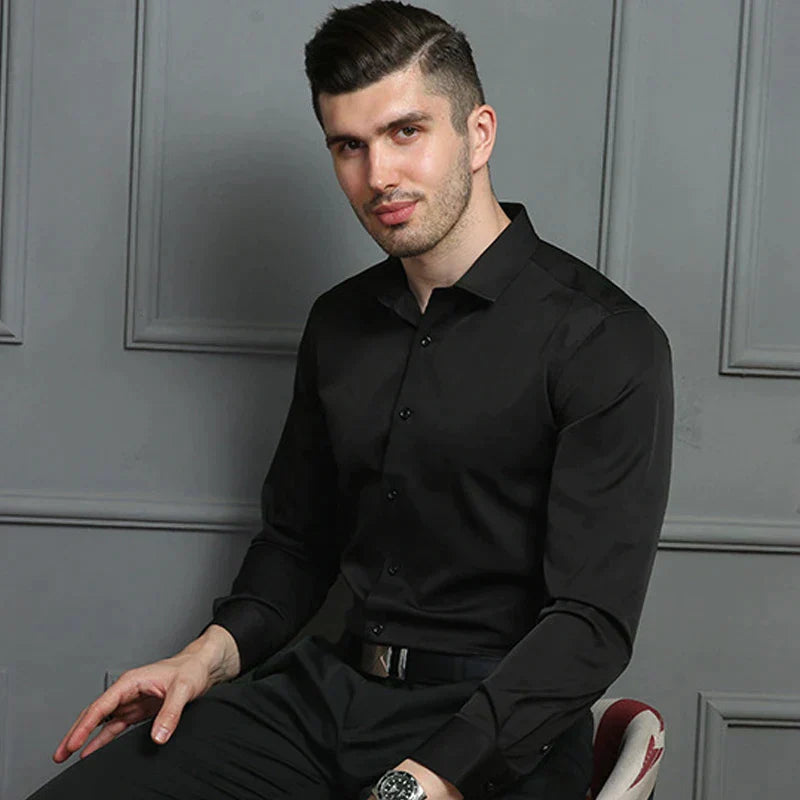 Dennis | Men's Slim-Fit Long Sleeve Dress Shirt